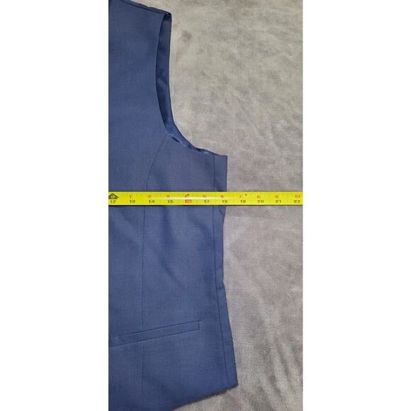 J. Ferrar Sz S The Blue Suit Vest Men's Slim Ultra Comfort Stretch C21-1 - Picture 3 of 7